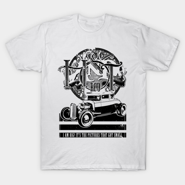 AND HOT ROD (black) T-Shirt by GhiniPig